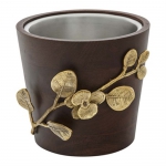 Vitale Diya Çiçekli Ahşap Vazo